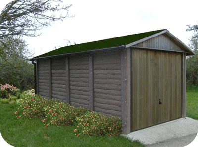 Leofric Burford 2 LWC Wood Single Apex Garages