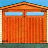 Traditional timber garage doors from Leofric