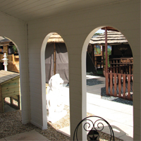 Our New Wimbledon Multi-Pupose Concrete Building with Arches
