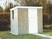 The Leofric Vertical Panel Concrete Shed
