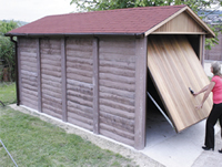 The Leofric Burford Concrete Garage