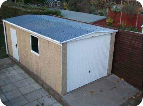 Single Apex Fairford Concrete Garages